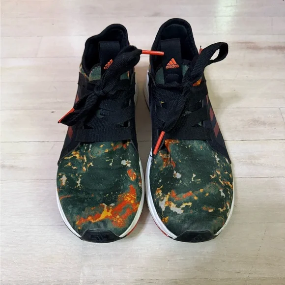 Adidas Sneakers - Black, Green, and Orange - Picture 1 of 7